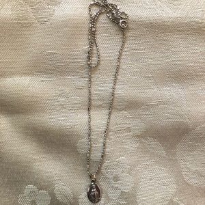 White Gold Necklace with Charm 18K